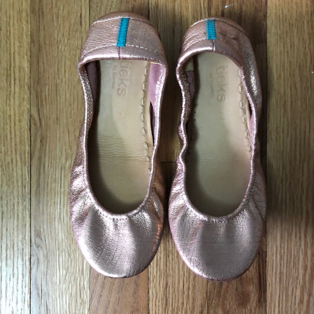 Tieks by Gavrieli Rose Gold ballet flats